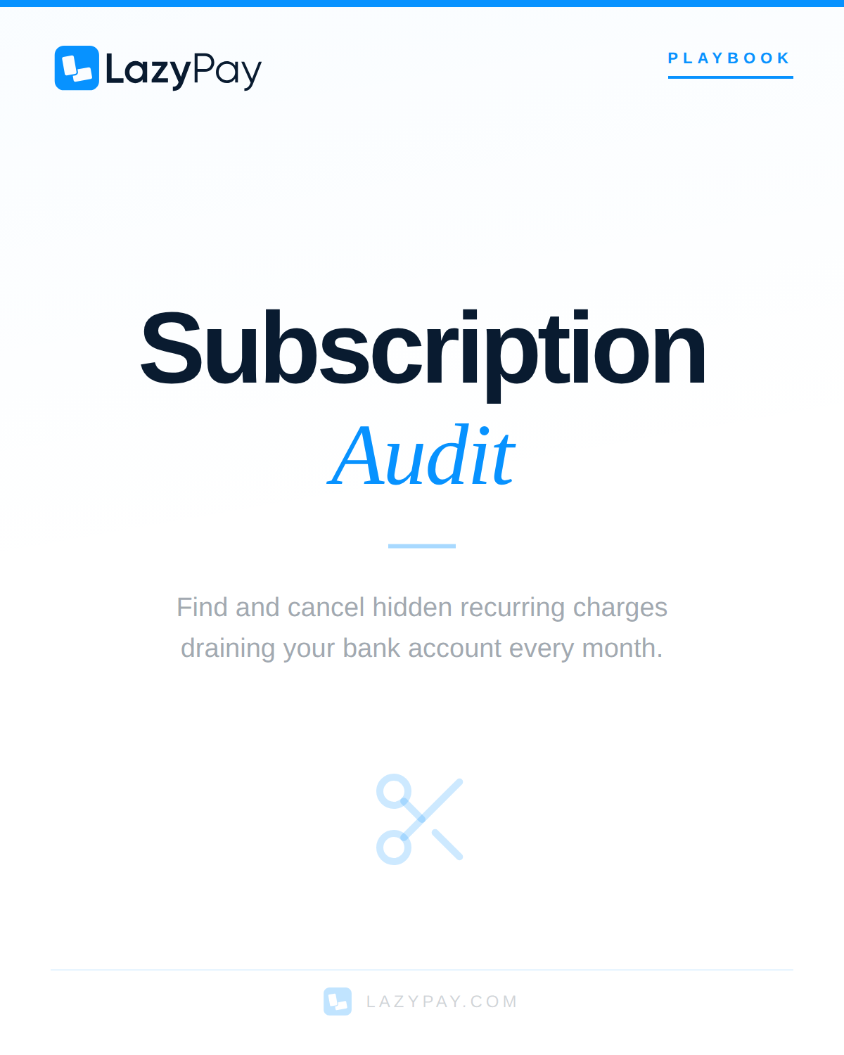 Subscription Audit Playbook